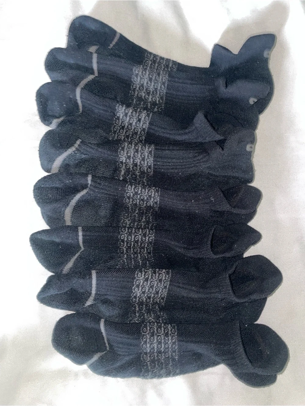 Low-Cut Black Athletic Socks - 6-Pack